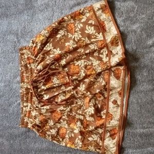 Cider floral print mini shorts NWT